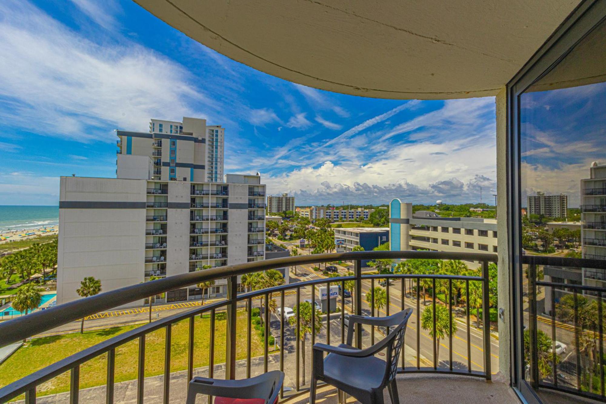 Ocean View Double Suite! Sleeps 4 Meridian Plaza 705 เมอร์เทิลบีช ภายนอก รูปภาพ