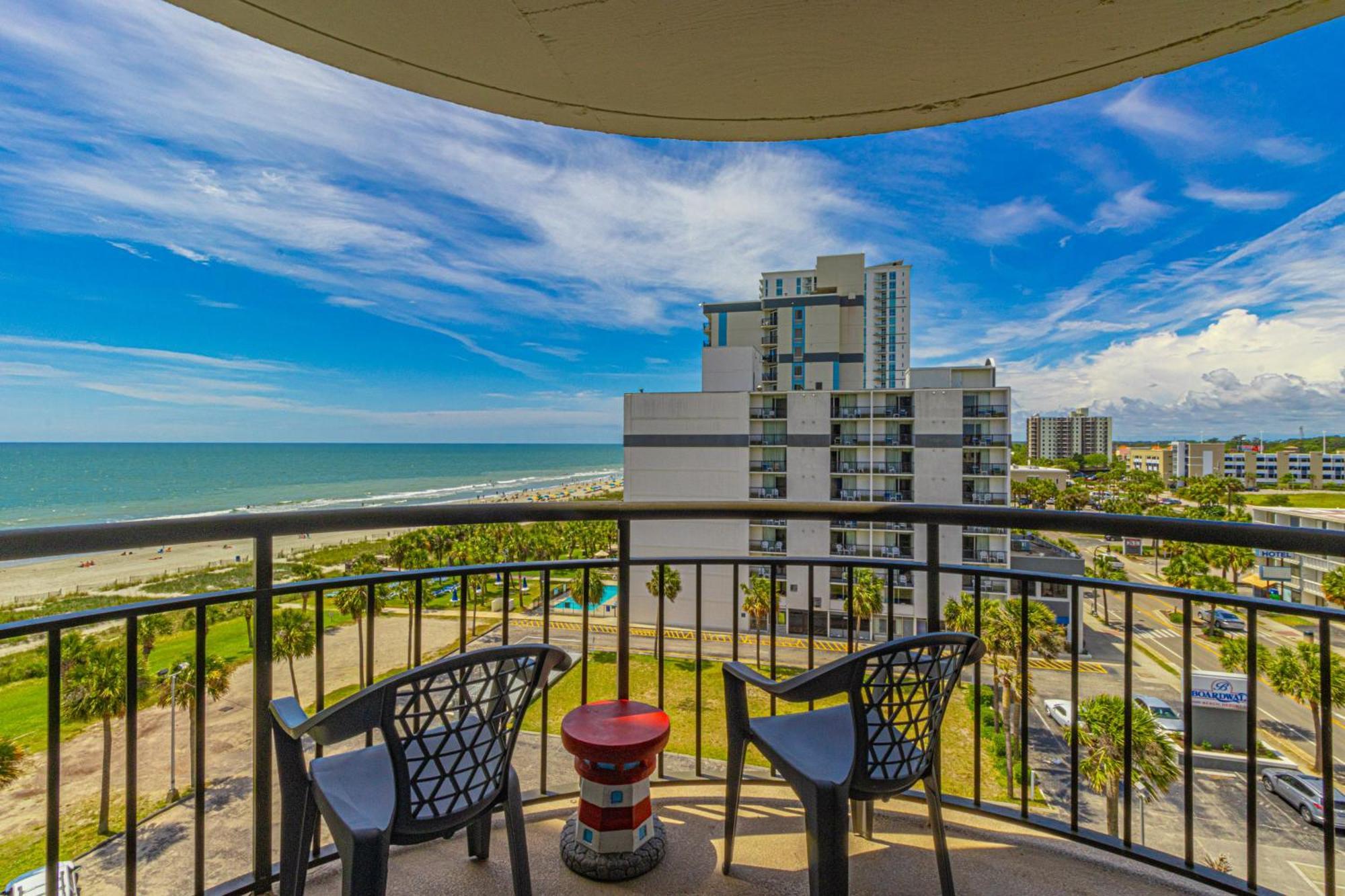 Ocean View Double Suite! Sleeps 4 Meridian Plaza 705 เมอร์เทิลบีช ภายนอก รูปภาพ