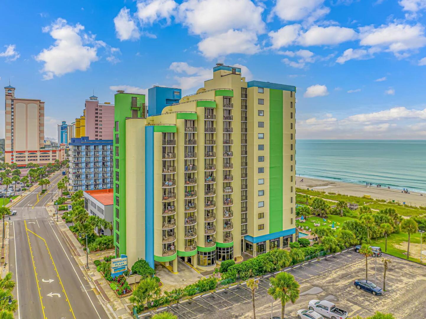 Ocean View Double Suite! Sleeps 4 Meridian Plaza 705 เมอร์เทิลบีช ภายนอก รูปภาพ