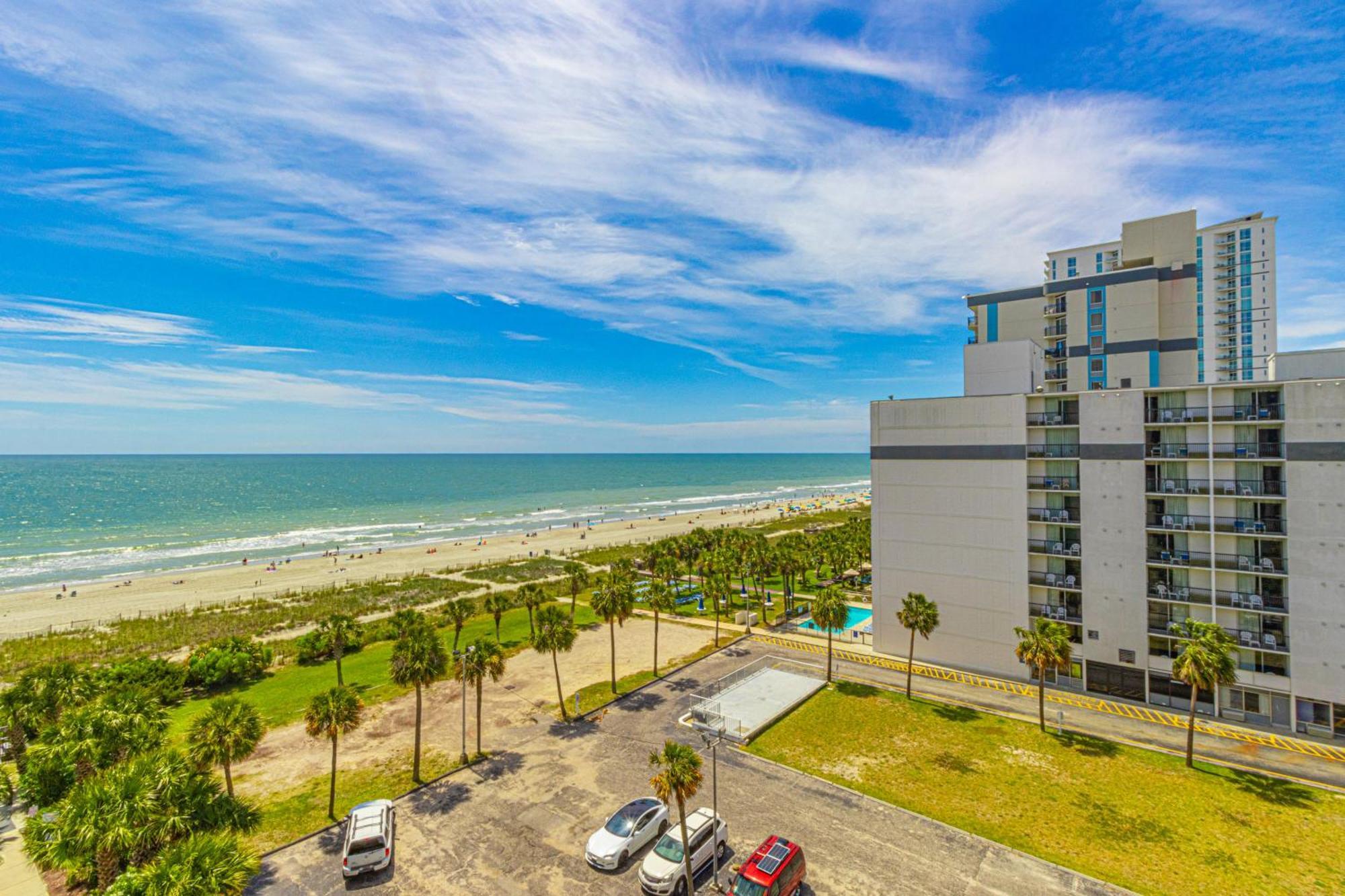 Ocean View Double Suite! Sleeps 4 Meridian Plaza 705 เมอร์เทิลบีช ภายนอก รูปภาพ