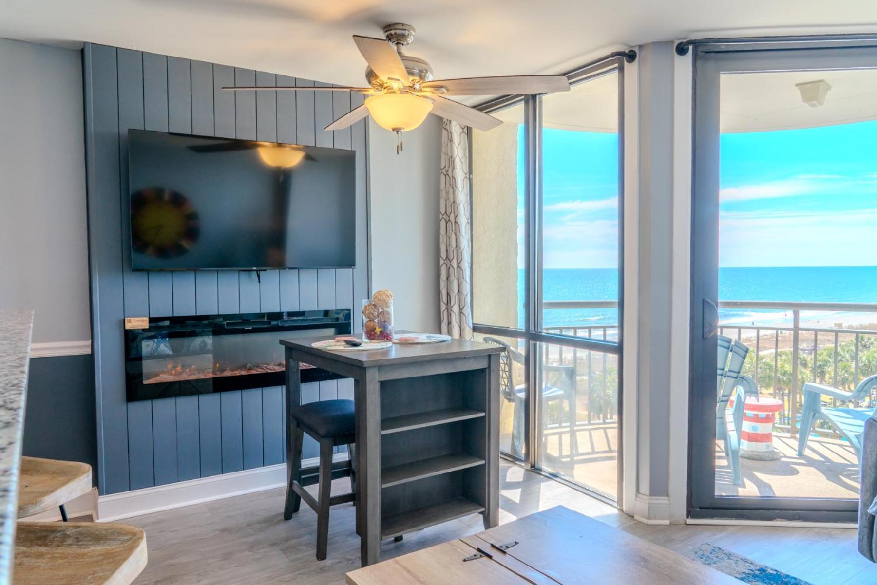 Ocean View Double Suite! Sleeps 4 Meridian Plaza 705 เมอร์เทิลบีช ภายนอก รูปภาพ